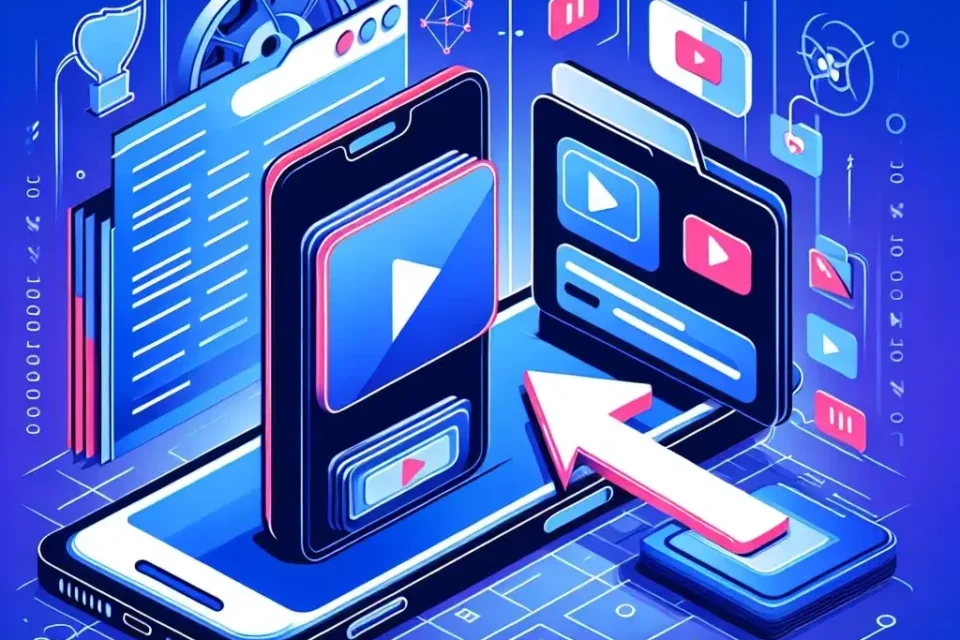 "Imagen de un teléfono mostrando la pantalla de Instagram con el icono de descarga, ilustrando la guía completa y segura para descargar videos de Instagram en 2024."